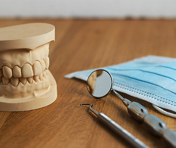 Dentist's Tools On Table